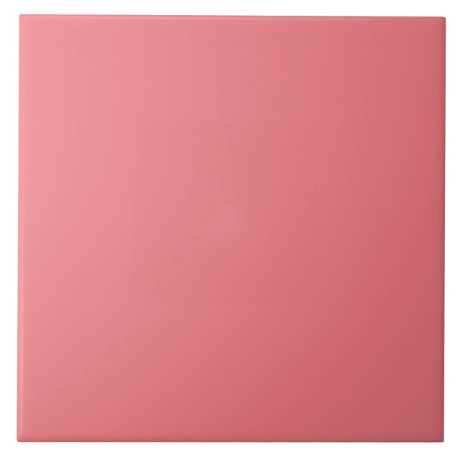 Peach Solid Colour Tile (Front)