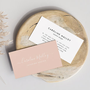 Peach Sorbet   Signature Script Business Card