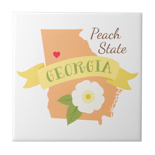 Peach State Tile (Front)