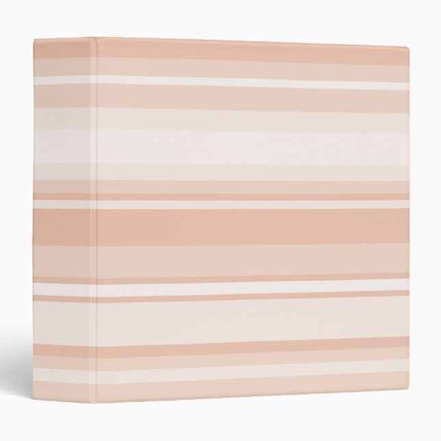 Peach stripes binder (Front/Spine)