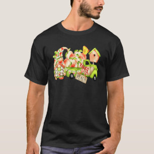 Peach Summer Fruit Gnome Truck Peachy Georgia Retr T-Shirt