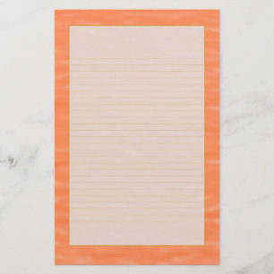 "Peach Sunset Water" Fine Lined Stationery