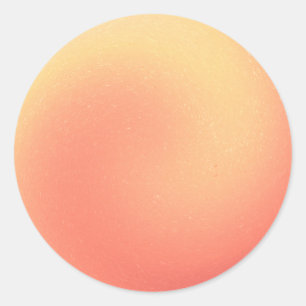 Peach Swirl Sticker