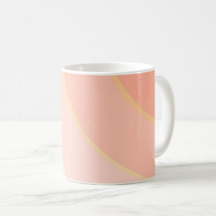 Peach Swirls Coffee Mug