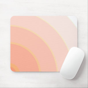 Peach Swirls Mouse pad