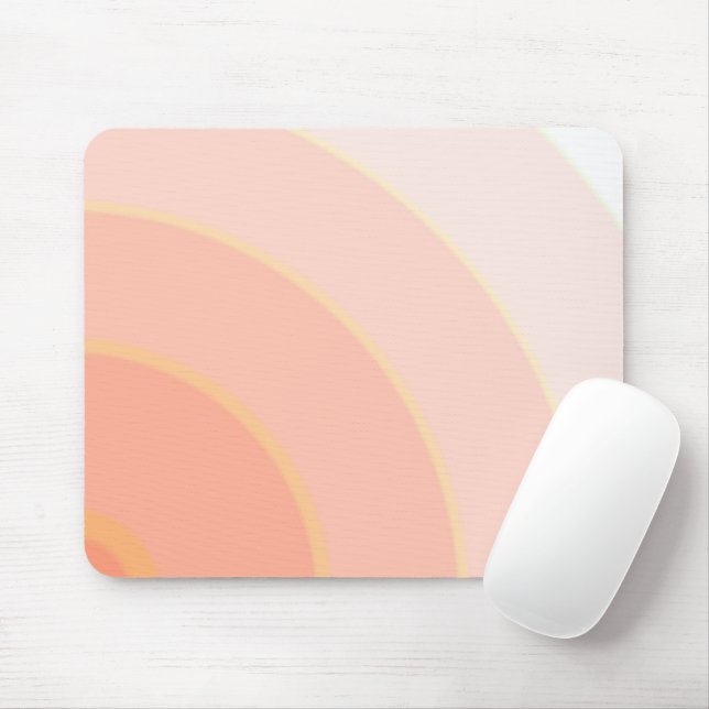 Peach Swirls  Mouse pad (With Mouse)