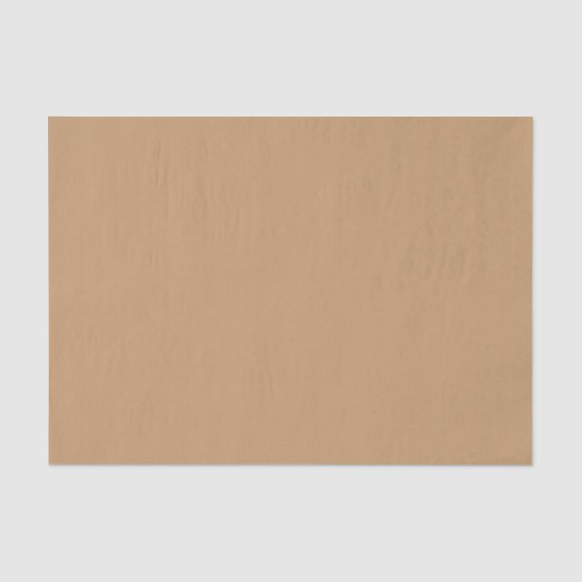 Peach Tan Colour Block | Soft Wedding Design Tissue Paper (Front)