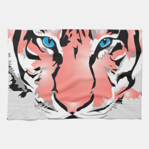 PEACH TIGER KITCHEN TOWEL