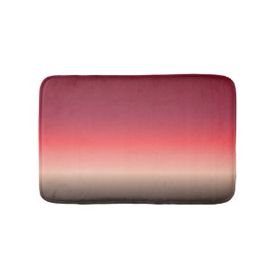 Peach to black   bath mat