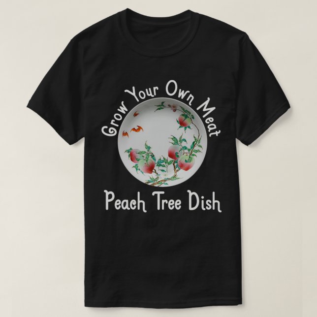 Peach Tree Dish  T-Shirt (Design Front)