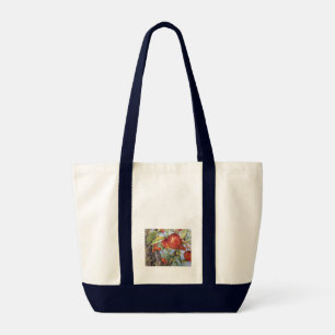 Peach Tree Orchard Fruit Harvest Tote Bag