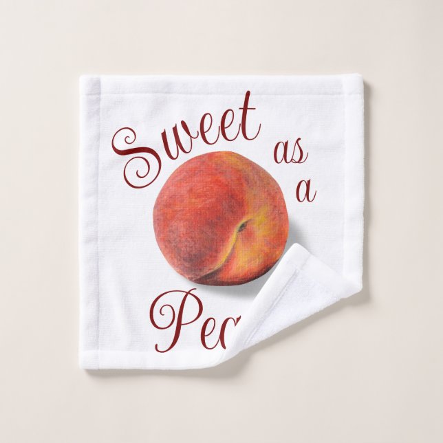 Peach Wash Cloth (Wash Cloth)