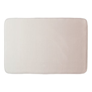 Peach White Ombre Bath Mat