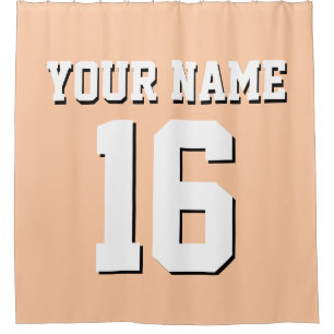 Peach White Sports Jersey Team Jersey