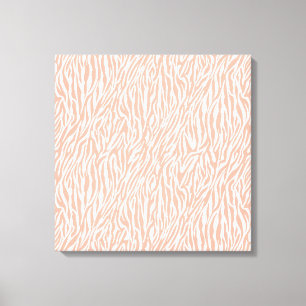 Peach Zebra Print