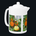 PEACHES<br><div class="desc">A pretty artistic watercolor of peaches growing on the tree.</div>