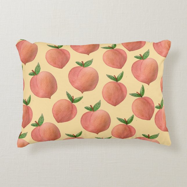 Peaches Accent Pillow (Front)