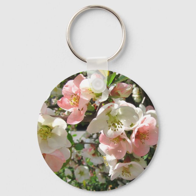Peaches and Cream ~ keychain (Front)