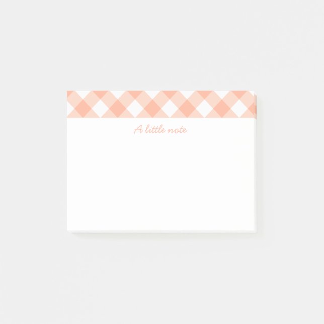 Peaches and Cream Post-it notes (Front)