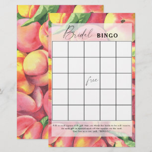 Peaches - Bridal shower bingo game