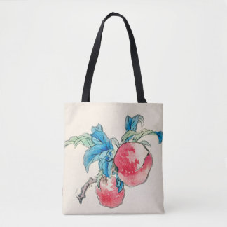 Peaches by Kōno Bairei Tote Bag