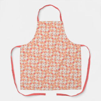 Peaches & Cream Retro Organic Shapes Apron