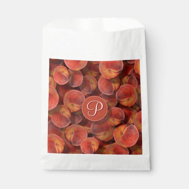 Peaches  favour bag (Front)