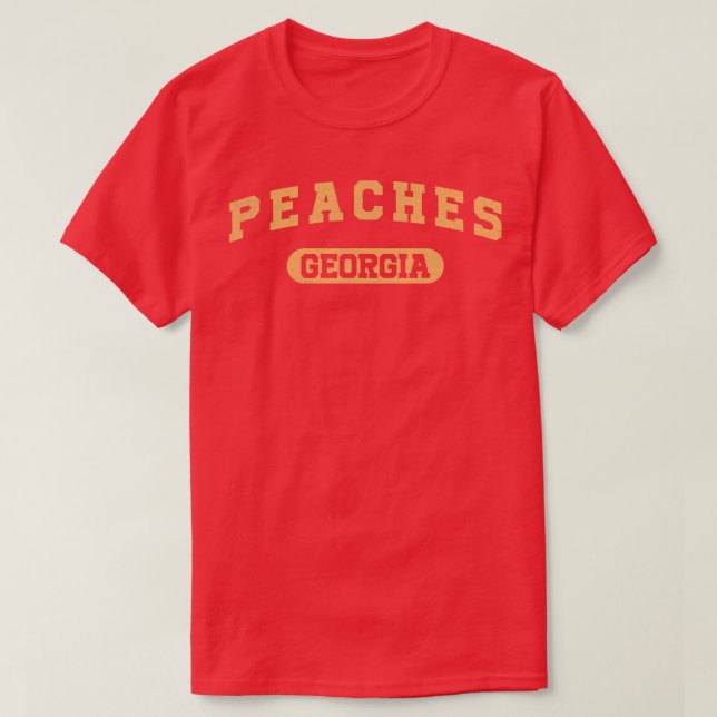 Peaches Georgia T-Shirt (Design Front)
