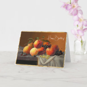 Peaches, Grapes, and Apples  Card