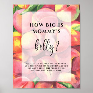Peaches - how big is mommy's belly game poster