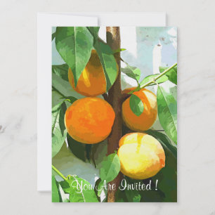 PEACHES INVITATION