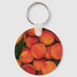 Peaches Keychain