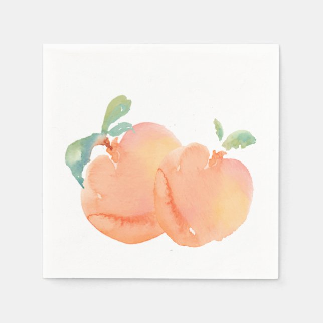 Peaches Napkin (Front)