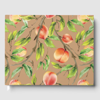 Peaches on the tree guest book