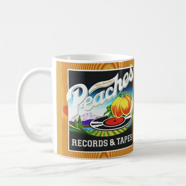 Peaches Records & Tapes Coffee Mug (Left)