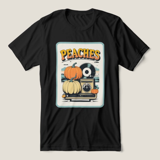 Peaches Records Tri-Blend Shirt (Design Front)