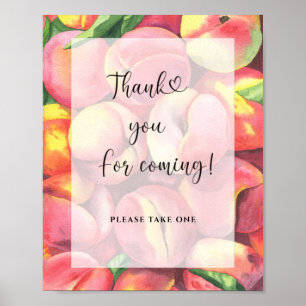 Peaches - Thank you for coming Poster