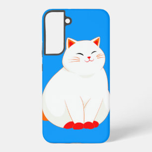 Peaches, the Smiling Cat Samsung Galaxy Case