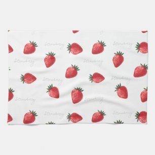 Peachify Strawberry Kitchen Towel