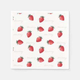 Peachify Strawberry Napkin