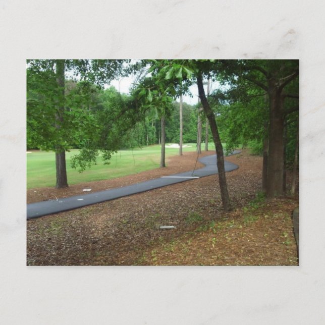 "PEACHTREE CITY, GA" POSTCARD (Front)