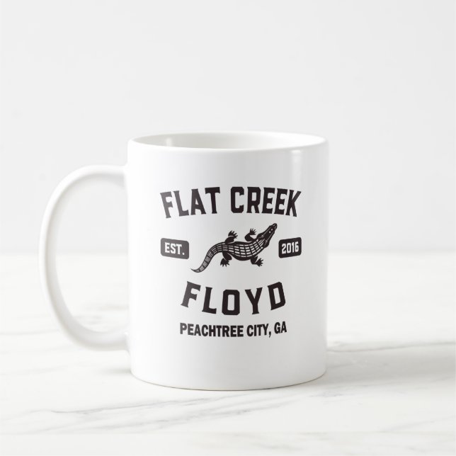 Peachtree City Georgia Alligator Flat Creek Floyd Coffee Mug (Left)