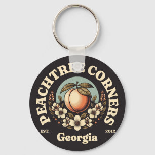 Peachtree Corners, Georgia Keychain