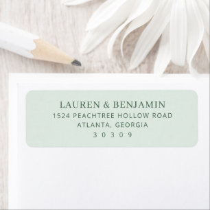 Peachtree Hollow Road Elegant Green Serif