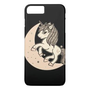 Peachy Blush Pink Celestial Moon & Stars Unicorn Case-Mate iPhone Case