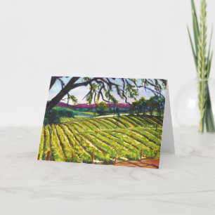 Peachy Canyon Vineyard Greeting Card