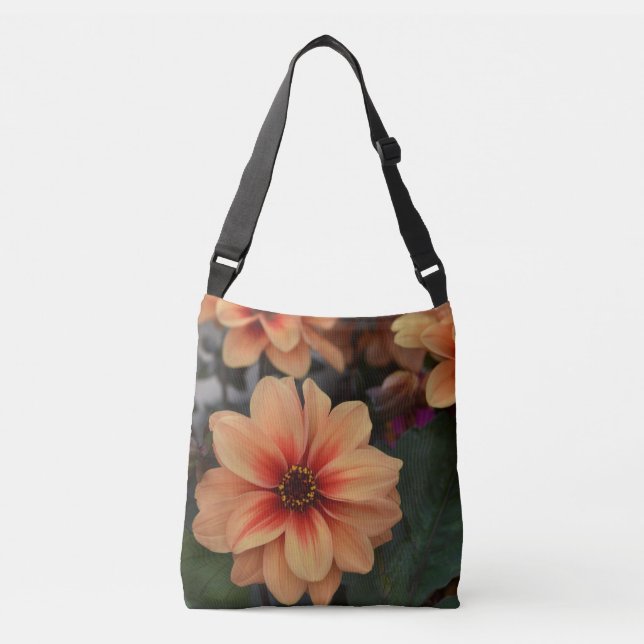 Peachy Floral Crossbody Bag (Front)