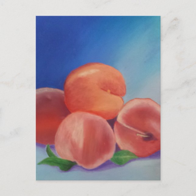 Peachy Goodness Postcard (Front)