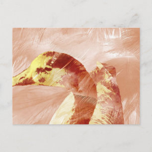 peachy goose postcard