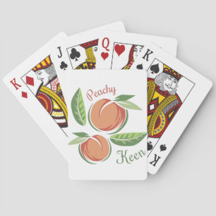 Peachy Keen Playing Cards